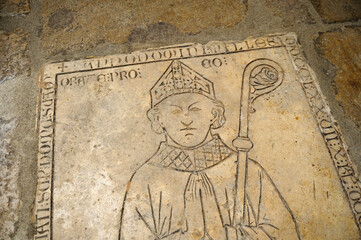 Wall panel at the Cathédrale Saint-Sauveur, Aix-en-Provence, France