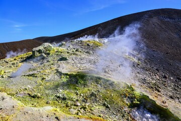 volcan Vulcano en Sicile (Italie)