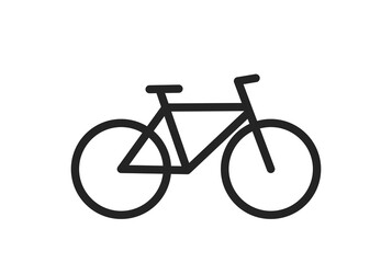 bicycle icon. eco friendly, environmental and eco transport symbol. isolated vector image