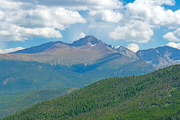 Dramatic Peak on an Alpine Landscape