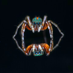 spider on the wall