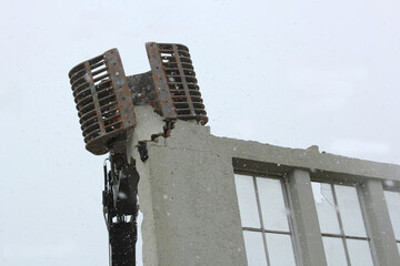 Demolition Of An Old Building