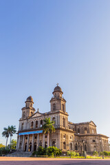 Nicaragua capital Managua cathedral is an ahistorical building situated in plaza revolucion 