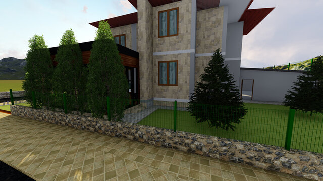 3D RENDERING VILLA DESIGN PERFECTLY MT4