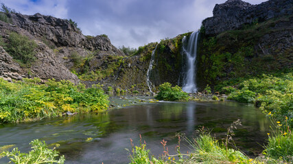 Fototapeta na wymiar Waterfall Iceland
