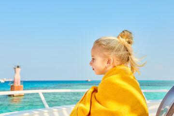 child on the beach