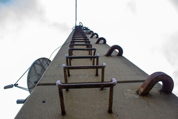 ladder on wharf
