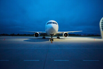 Abandoned plane, aircraft on the ground 