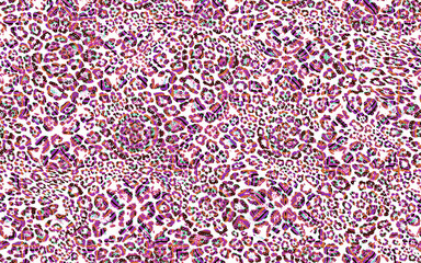 abstract leopard print