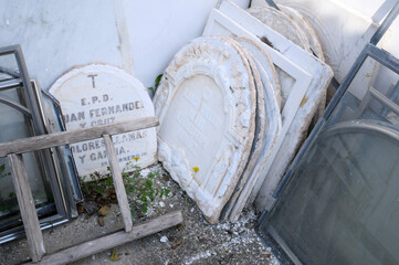 Cemetery at Gaucín located near Ronda, Málaga, Andalusia, Spain
