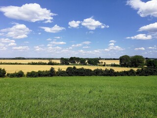 Summer in Burgundy's countryside, France - July 2019