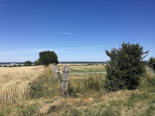 Summer in Burgundy's countryside, France - July 2019