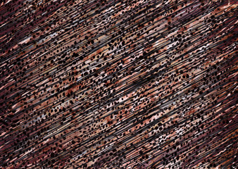 abstract leopard print
