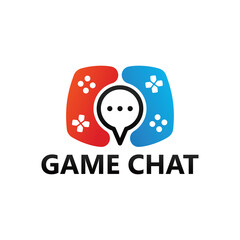 Game chat logo template design