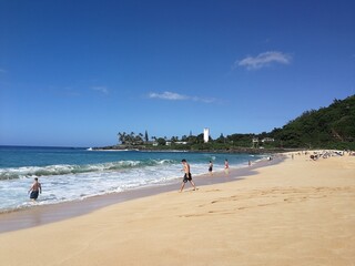 Laniakea Beach, O'ahu, Hawaii - January 2020