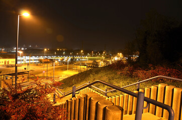 Train Station At Night