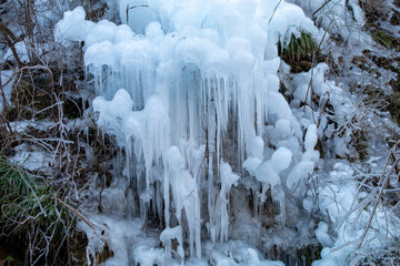 あしがくぼの氷柱
