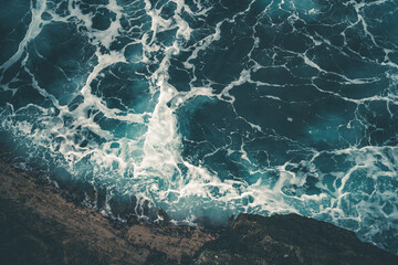 Amazing ocean swelling