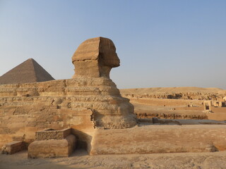 Esfinge de Giza y Pirámide de Giza, Egipto