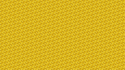 Patrón diagonal de rectángulos chicos superpuestos con fondo de color amarillo