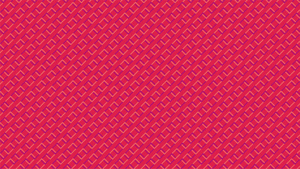 Patrón diagonal de rectángulos chicos superpuestos con fondo de color rojo