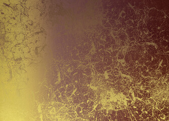 Golden abstract  decorative paper texture  background  for  artwork  - Illustration

