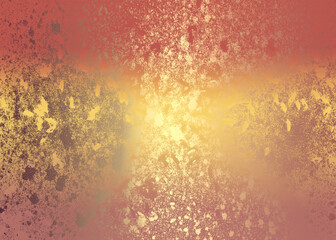 Golden abstract  decorative paper texture  background  for  artwork  - Illustration
