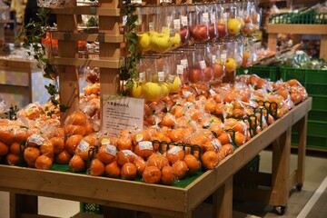 Local specialities store in Japan.
 Japanese loadside station.