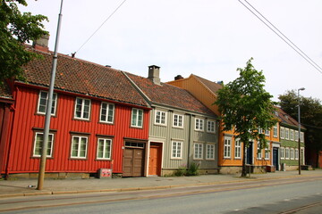 old houses in the village