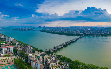 Fototapeta na wymiar Guangji Bridge, Chaozhou City, Guangdong Province, China
