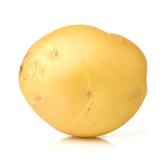 New potato isolated on white background 