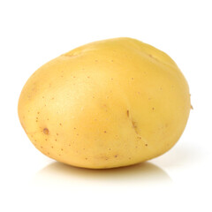 New potato isolated on white background 
