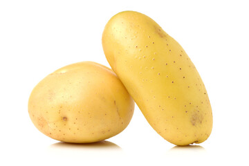 New potato isolated on white background 