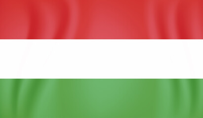 Hungary grunge, old, scratched style flag