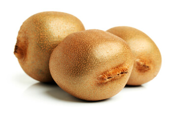 kiwi fruit on white background