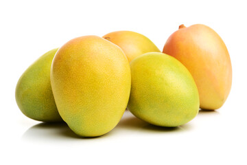 mangos on a white background 