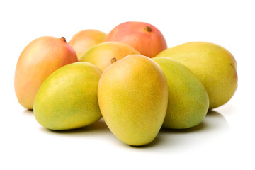 mangos on a white background 
