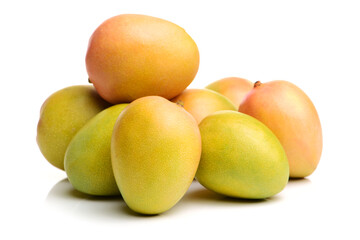 mangos on a white background 