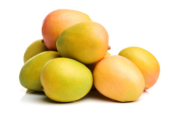 mangos on a white background 