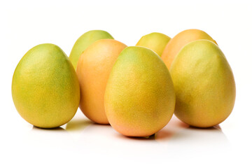 mangos on a white background 