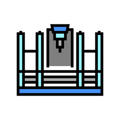 butt welding machine color icon vector. butt welding machine sign. isolated symbol illustration