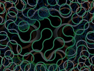 Imaginatory fractal background Image