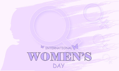 International Women's Day vector illustration march 8.