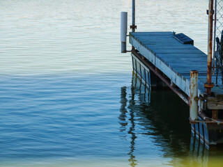 Old Dock at Water's Edge