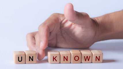 hand holding dice with text for illustration of 