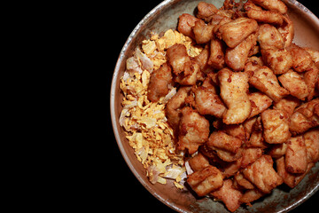 Fried pork with fish sauce 2