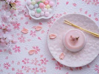 和菓子 桜ゼリー