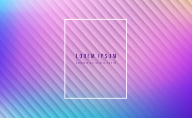 Abstract diagonal on gradient colorful background vector illustration