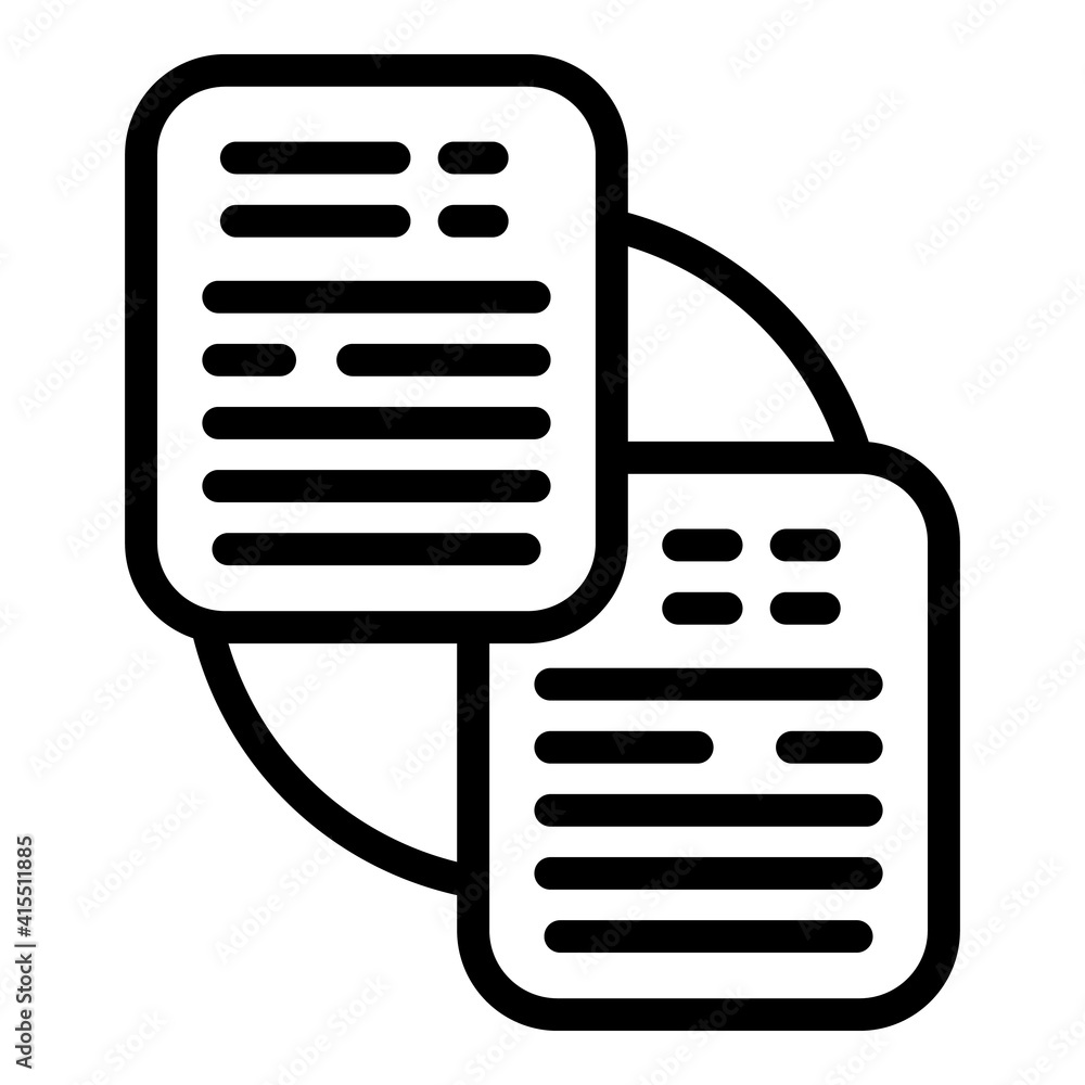 Poster social project icon. outline social project vector icon for web design isolated on white background