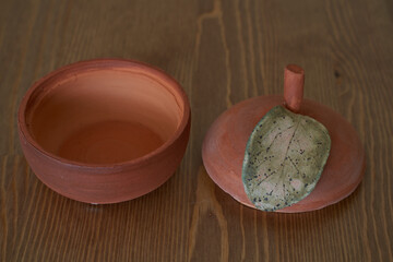 Ceramics, ceramic product mug with your own hands, made on a potter's wheel